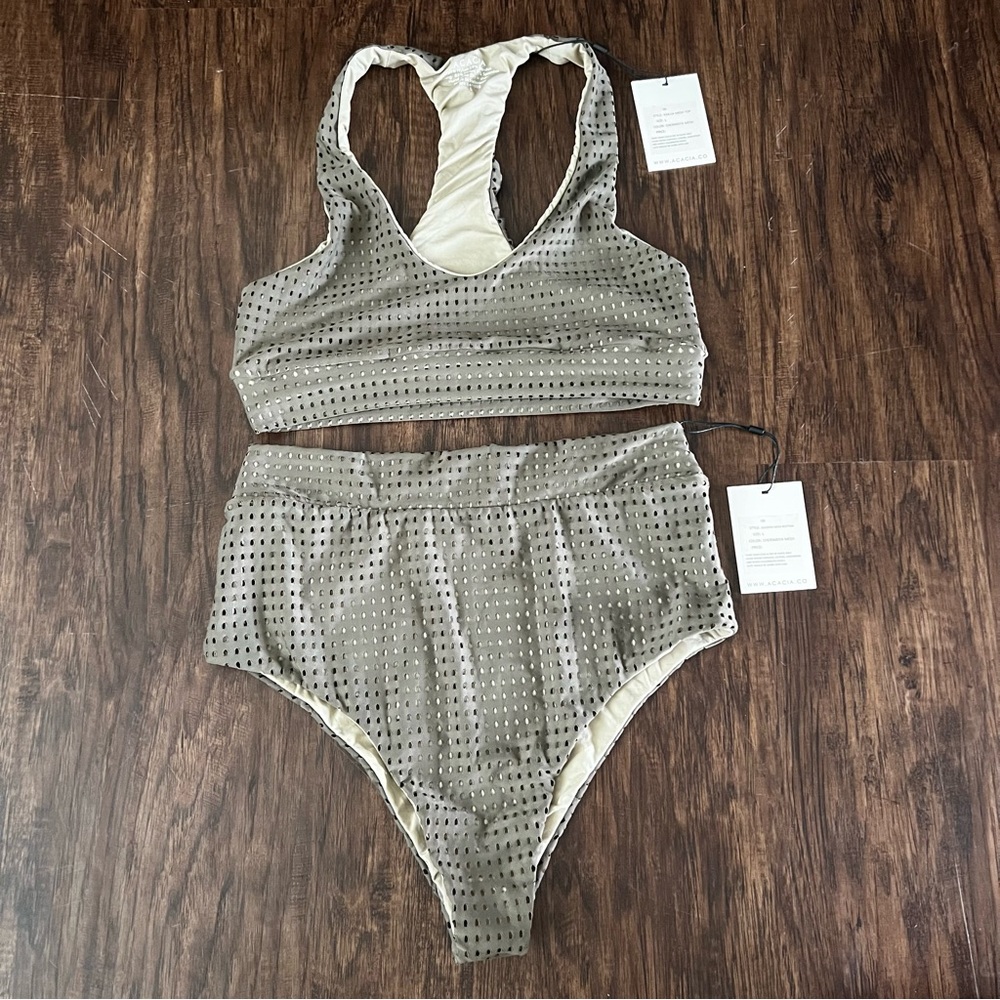 NWT Acacia bikini in Cherimoya